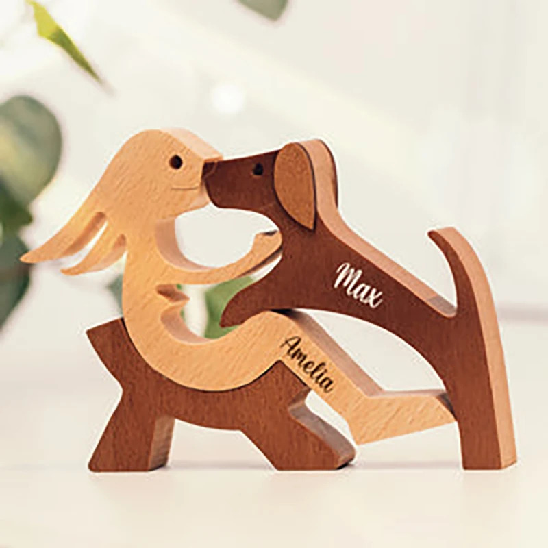 Ornamentos de madeira personal - Pet Portrait Custom avaliação e preço