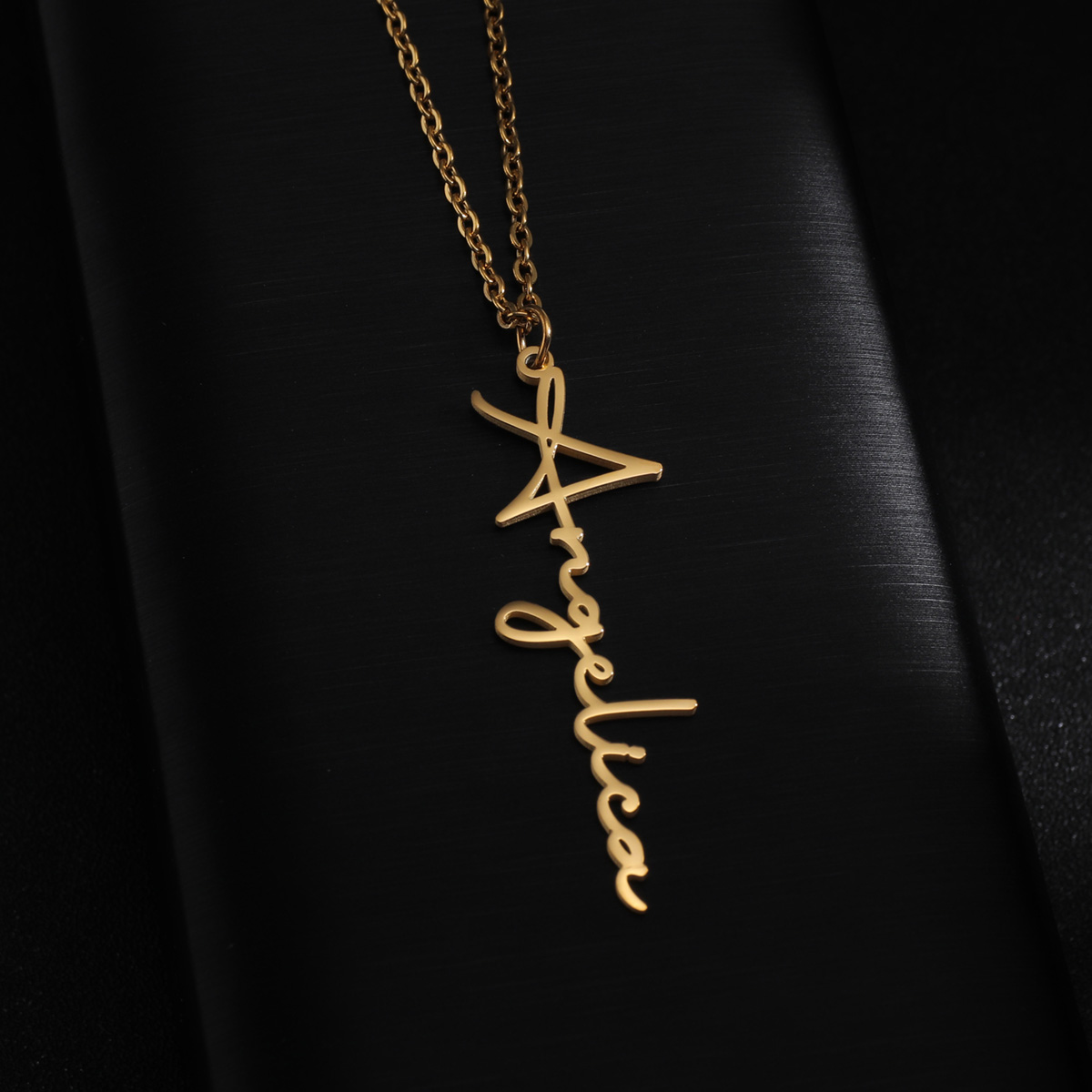 Atoztide colares com nome pers - Birth Flower Necklace avaliação e preço